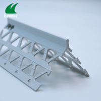 Profilé d'angle en PVC co-extrudé blanc Leguwe, protection d'angle flexible pour cloisons sèches, écologique, durable, design moderne