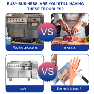 Máquina Comercial para Cortar <span class=keywords><strong>Carne</strong></span> <span class=keywords><strong>de</strong></span> Res, Bloques <span class=keywords><strong>de</strong></span> <span class=keywords><strong>Carne</strong></span> Congelada, Piezas <span class=keywords><strong>de</strong></span> Pollo, Maquinaria para Procesar <span class=keywords><strong>Carne</strong></span>, Máquina para Cortar <span class=keywords><strong>Carne</strong></span> en Brochetas - Product Image 4