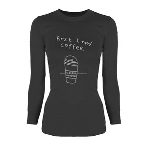 Camisetas de último diseño para ropa informal de mujer con material transpirable de alta calidad y servicio de impresión personalizado a bajo precio - Product Image 4