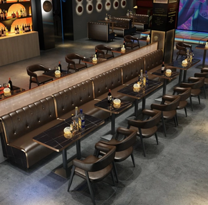 Ensemble table et chaises de style industriel pour café, restaurant occidental, design en bois pour pâtisserie, restaurant - Product Image 3