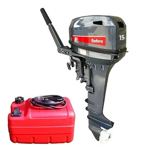 Gasoline 2 Cylinder 246cc 2 Stroke 15hp Tiller Control <b>Motor</b> Marine <b>Boat</b> Engine Compatible Original <b>Boat</b> - Product Image 2