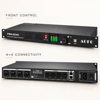 Contrôleur de Microphone Anti-Réverbération FBX4040 4x4, Processeur DSP Numérique Anti-Hurlement pour Événements en Direct, Salles de Réunion et Systèmes Sonores