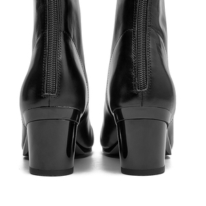 Giày cao gót BABALA <span class=keywords><strong>2025</strong></span> kiểu mới có thể chuyển đổi thành giày bệt, chất liệu da bê, da bò, kiểu ankle <span class=keywords><strong>boots</strong></span>, có thể tùy chỉnh chuyển đổi từ cao gót sang bệt. - Product Image 4