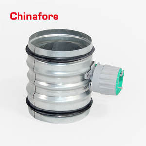 Amortiguador de conducto de aire redondo y ajustable, suministro de ventilación para <span class=keywords><strong>HVAC</strong></span>, fabricación profesional, barato - Product Image 2
