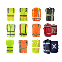 Chaleco de Seguridad Bicolor 5XL, Chaqueta Softshell de Manga Corta, Camisa de Trabajo de Tela de Malla Tricot, Triángulo Reflectante de Poliéster