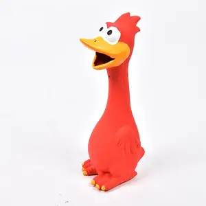 TPR 고무 끈끈한 동물성 닭 3 색깔 주문을 받아서 만들어지는 재미있는 shrilling 장난감