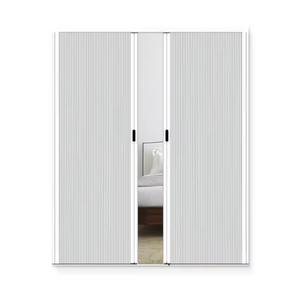 Porte coulissante rétractable sans perçage, porte à isolation thermique en nid d'abeille pour la division de pièce/magasin - Product Image 2