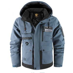 Áo khoác varsity unisex có cổ, chống gió, tay dài, cài nút, mùa thu đông, chất liệu len dệt kim, màu trơn, phối ren, size XL nam, lót lông cừu - Product Image 1