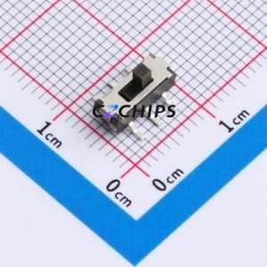 HX MST22D18G2-125 Slide Switch SMD-6P,9.1x3.5mm Switch Double Pole Double Throw Rectangle Pin Header SMD Tab 9.1mm - Product Image 1