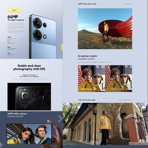 Xiaomi POCO M6 Pro <span class=keywords><strong>Global</strong></span> 4G 8GB + 256GB 6.67 pouces <span class=keywords><strong>MIUI</strong></span> 14 MediaTek Empreinte digitale à l'écran 5000mAh NFC Smart Phone Xiaomi - Product Image 5