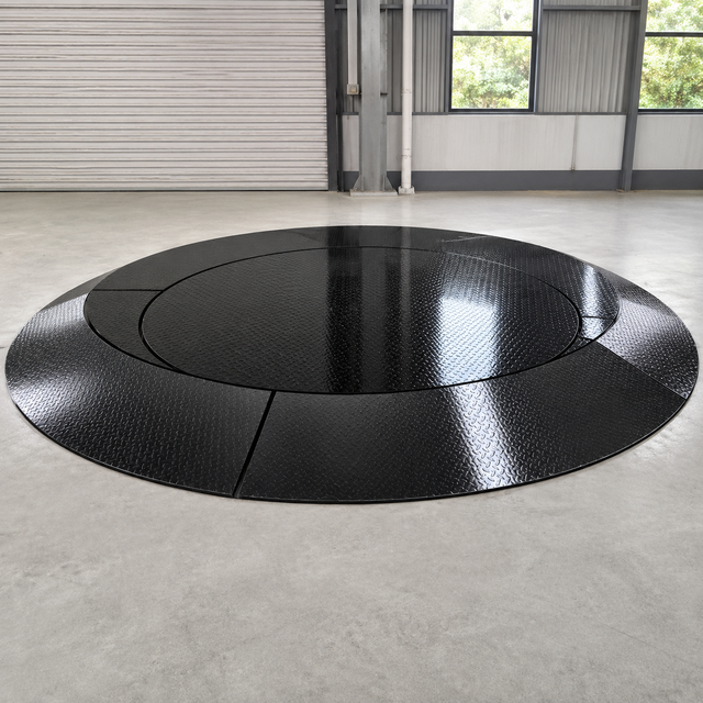 360 Degree Rotating Platform Heavy Duty Vehicle Turntable Rotary Stage For Automotive Showroom And Studio Filming