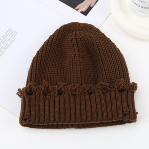 Gorro de Punto Cálido de Color Sólido Estilo Europeo Americano, Nuevo, Simple, a Prueba de Frío, Personalizado, Moderno y Versátil - Product Image 5
