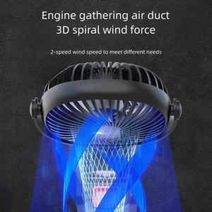 Ventilateur portable rechargeable sans fil NEOBRISKEN pour le camping et la pêche en extérieur, souffleurs mobiles au lithium N497 pour le camping et la pêche en extérieur - Product Image 2