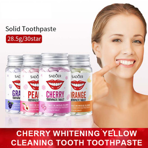 <span class=keywords><strong>Dentifrice</strong></span> Solide en Comprimés Soin Buccal Écologique Sans Fluor Blanchissant Comprimés Dentifrices Masticables - Product Image 2