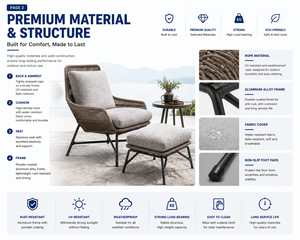 <span class=keywords><strong>Fauteuil</strong></span> <span class=keywords><strong>de</strong></span> <span class=keywords><strong>jardin</strong></span> moderne <span class=keywords><strong>en</strong></span> corde tressée <span class=keywords><strong>avec</strong></span> coussin haute densité pour hôtels <span class=keywords><strong>de</strong></span> luxe, complexes hôteliers, bord <span class=keywords><strong>de</strong></span> piscine et salons <span class=keywords><strong>de</strong></span> plage - Product Image 3