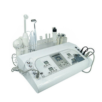 Machine faciale galvanique multifonctionnelle 9 en 1 par dermabrasion au diamant à haute fréquence pour les soins du visage
