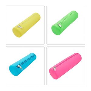 Trousse de Maquillage Tendance en Silicone Imperméable Grande Capacité Portable avec Fermeture Éclair à Motif Bonbons pour Pinceaux de Maquillage et Monnaie - Offre Spéciale - Product Image 6