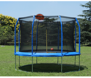 Trampoline de saut <span class=keywords><strong>rond</strong></span> professionnel de grande taille, nouveau design, en acier inoxydable, pour parc de trampolines en plein air, trampoline de saut à l'élastique - Product Image 6