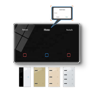 Sang trọng chuyển đổi thông minh <span class=keywords><strong>LED</strong></span> hiển thị tên bảng điều chỉnh tuya sản phẩm nhà thông minh điều khiển từ xa chuyển đổi wifi thông minh chuyển đổi ánh sáng tiêu chuẩn - Product Image 1