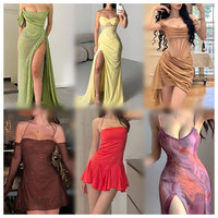 Lots en gros de vêtements pour femmes : hauts, robes décontractées, vêtements d'occasion de qualité supérieure, lots de stock de vêtements pour femmes, robes en gaze de coton
