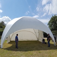 Tente dôme hémisphère extérieure, serre-joint, tente de fête pour location avec couverture en PVC