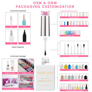 Esmalte de Uñas en Gel con Logotipo Personalizado, Marca Privada OEM, Colores para Arte de Uñas, Esmalte de Uñas en Gel UV/LED para Venta al por Mayor - Product Image 3