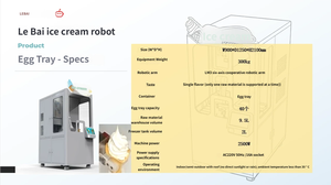 Commercial Self-Service Ice Cream Robot Vending Machine with LM3 6-Axis Robotic Arm QR Code Card Payment - Product Image 4
