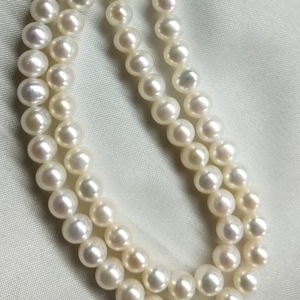Perlas de Agua Dulce Semiterminadas de Calidad AAAA, Redondas de 6 mm, con Defectos Discretos, para Collares, Perlas Sueltas al por Mayor - Product Image 4