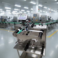 Mesin Penggulung Ulang Bahan Otomatis NASCENCE Model Counter Rewinder+Printer Inkjet Dilengkapi IoT untuk Pencetakan Kemasan
