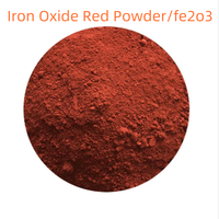 Oxyde de fer poudre rouge à vendre Oxyde de fer Fe2O3 Pigment rouge poudre catalyseur hématite minerai de fer pour les revêtements en caoutchouc et en plastique