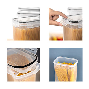 Contenedores de almacenamiento de alimentos rectangulares de plástico portátiles de alta calidad latas de alimentos frescos PP de calidad alimentaria - Product Image 2