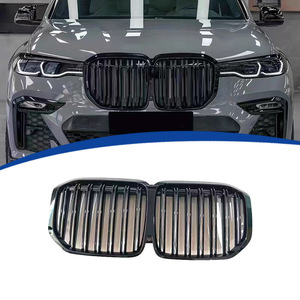 Parrilla Delantera de Repuesto para BMW X7 G07, Doble Línea, Negro Brillante, Material ABS, 2020 2021 2022 - Product Image 1