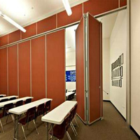 Prix direct d'usine, séparateur de pièce de bureau, écran coulissant pliable, cloison acoustique de bureau mobile et pliable
