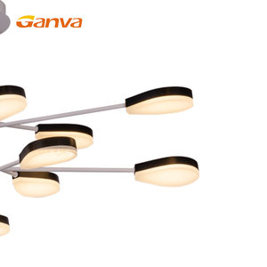 Vente chaude chambre intérieure <span class=keywords><strong>fleur</strong></span> télécommande fer léger a mené la lumière pendante - Product Image 6