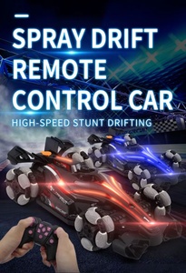 Auto de Carreras Acrobático a Control Remoto con Spray, Derrape, Giro de 360°, Sonido de Motor Simulado, Sistema de Iluminación, Control por Gestos y Control Remoto para Niños - Product Image 2