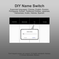 Interrupteur mural intelligent Wi-Fi US DIY à commande vocale 2,4 GHz avec panneau en verre 1 à 4 boutons pour la maison, compatible Alexa Google Home