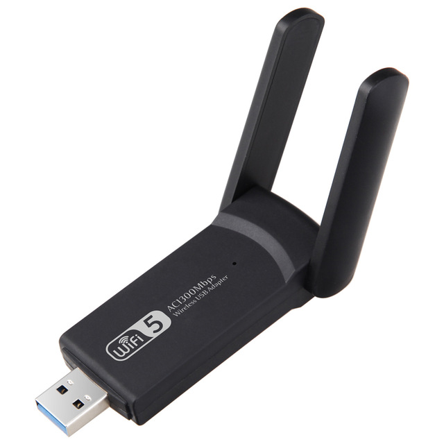 USB 3.0 WiFi Adapter 1300Mbps Dual Band Receiver 2.4G/5GHz USB Network Card for BT 4.2 External Wireless for Desktop Laptop