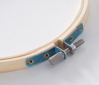 Cerceaux en bois Charmkey 100% bambou, cerceau à broder de couleur naturelle
