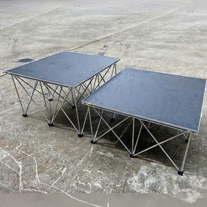 4x4ft concert stage Event DJ stage Portable aluminum stage Drum stage riser Portable stage platform - Product Image 1