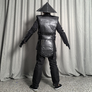 Traje Fluorescente con Luces para Actuaciones Escénicas, Unisex, Traje de Baile con Luces Eléctricas, Ropa de Fantasía con Fibra Óptica, Atuendo de Héroe - Product Image 4