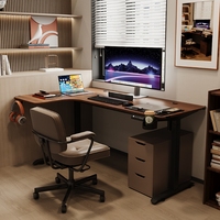 Table électrique réglable en hauteur BEISIJIE Bureau d'ordinateur debout pour la maison et le bureau Bureau d'étude en forme de L