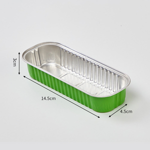 Oven Safe Aluminum Foil Containers with PET Plastic <b>Lid</b> Baking Bread Loaf <b>Pan</b> Disposable Food Grade 200mL 6.8oz - Product Image 6