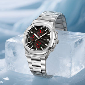 Reloj robusto y duradero con funciones de visualización de fecha y cronómetro, diseño elegante que ofrece una precisión fiable en la medición del tiempo para diferentes estilos de vida. - Product Image 1