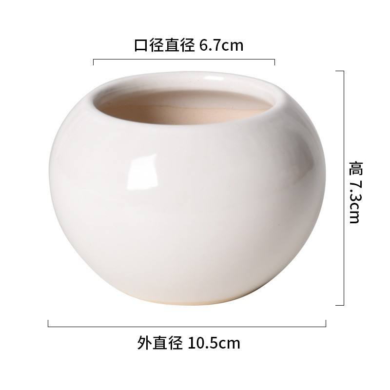 Grande 10.5 rotondo del bacino del ventre * 6.7*7.3cm grande