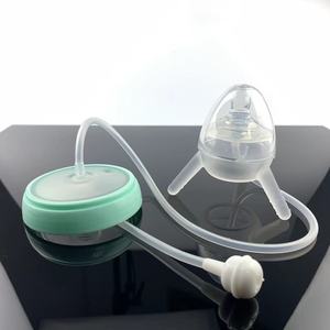 Biberons en silicone 100 % alimentaire pour bébés, sans BPA, mains libres, pour nouveau-nés avec <span class=keywords><strong>tétine</strong></span> souple – Vente en gros - Product Image 3