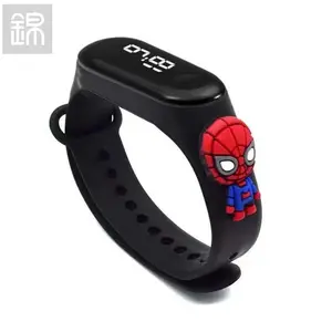 JY-Mall JYP004 Children Watch LED Digital 3D Green Hulk Royal Blue Captain Unique Personal Fashion Kids wristwatch