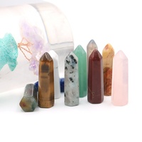 Tour en cristal naturel Points énergie de guérison Chakra Reiki décor de bureau à domicile méditation Yoga spirituel vente en gros en vrac