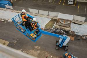 Новая самоходная дизельная подъемная платформа Genie S 125 с телескопической стрелой, максимальная высота подъема 38,1 м, вылет стрелы 15,48 м - Product Image 5