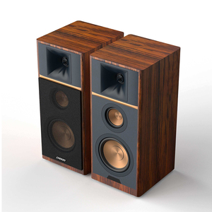 Nuevos Altavoces de Estantería de Madera de Tres Vías y 160 W con Subwoofer de 5,25'', 2.0 Activos, con Cable e Inalámbricos BT5.3, Cono de Cobre, Bajos de Alta Potencia - Product Image 2