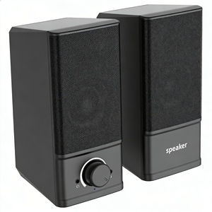 Mini Altavoz con Cable, LED RGB, <span class=keywords><strong>Altavoces</strong></span> <span class=keywords><strong>para</strong></span> Computadora, <span class=keywords><strong>para</strong></span> Juegos de PC, Fiestas al Aire Libre, Sonido Envolvente, Control de Volumen, Bajos - Product Image 2